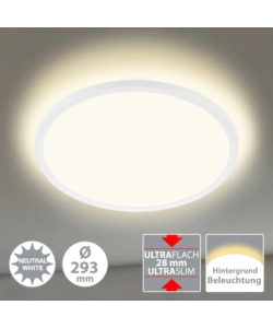 PLAFONIERA LED CON RETROILLUMINAZIONE Ø 29,3CM, 2400 LM
